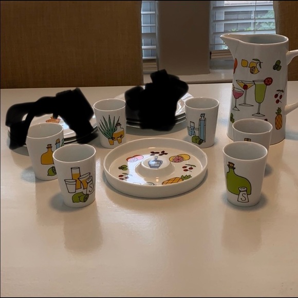 NWOT set of 6 Porcelain Tequila glasses! - Picture 13 of 14